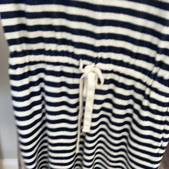 Vineyard Vines  Women’s Stripe 3/4-Sleeve Drawstring Terry Dress sz S NEW - Picture 3 of 3